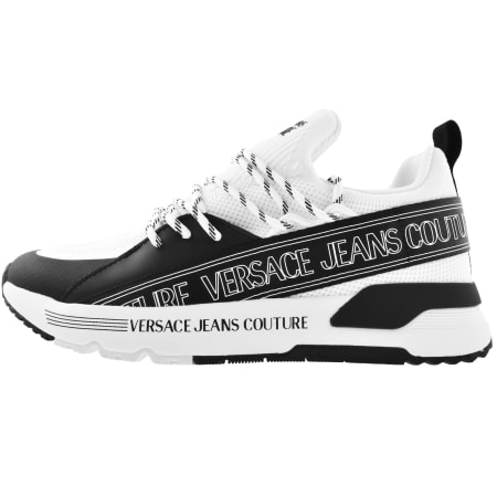 【関税込み】Versace Jeans Couture ホワイト Hyber スニーカー Versace Jeans Couture Hyber Trainers White | Mainline